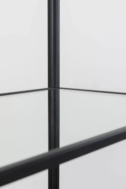 Online KARE Design Regał loft stal czarna i szkło transparentne 90x200 cm - KARE