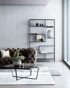 Best KARE Design Regał Loft 115x195 cm czarny - KARE