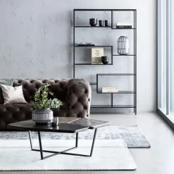 Best KARE Design Regał Loft 115x195 cm czarny - KARE