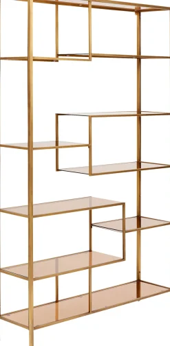 Sale KARE Design Regał Loft 115x195 cm złoty - KARE