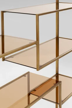 Sale KARE Design Regał Loft 115x195 cm złoty - KARE