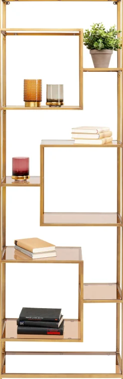 Outlet KARE Design Regał Loft 60x195 cm złoty - KARE