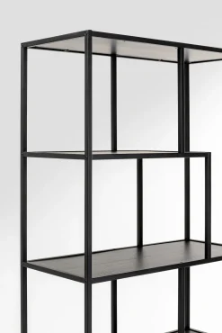 Best KARE Design Regał Loftie 77x185 cm czarny - KARE