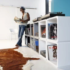 Discount KARE Design Regał Lounge Cube 45x45 cm biały - KARE