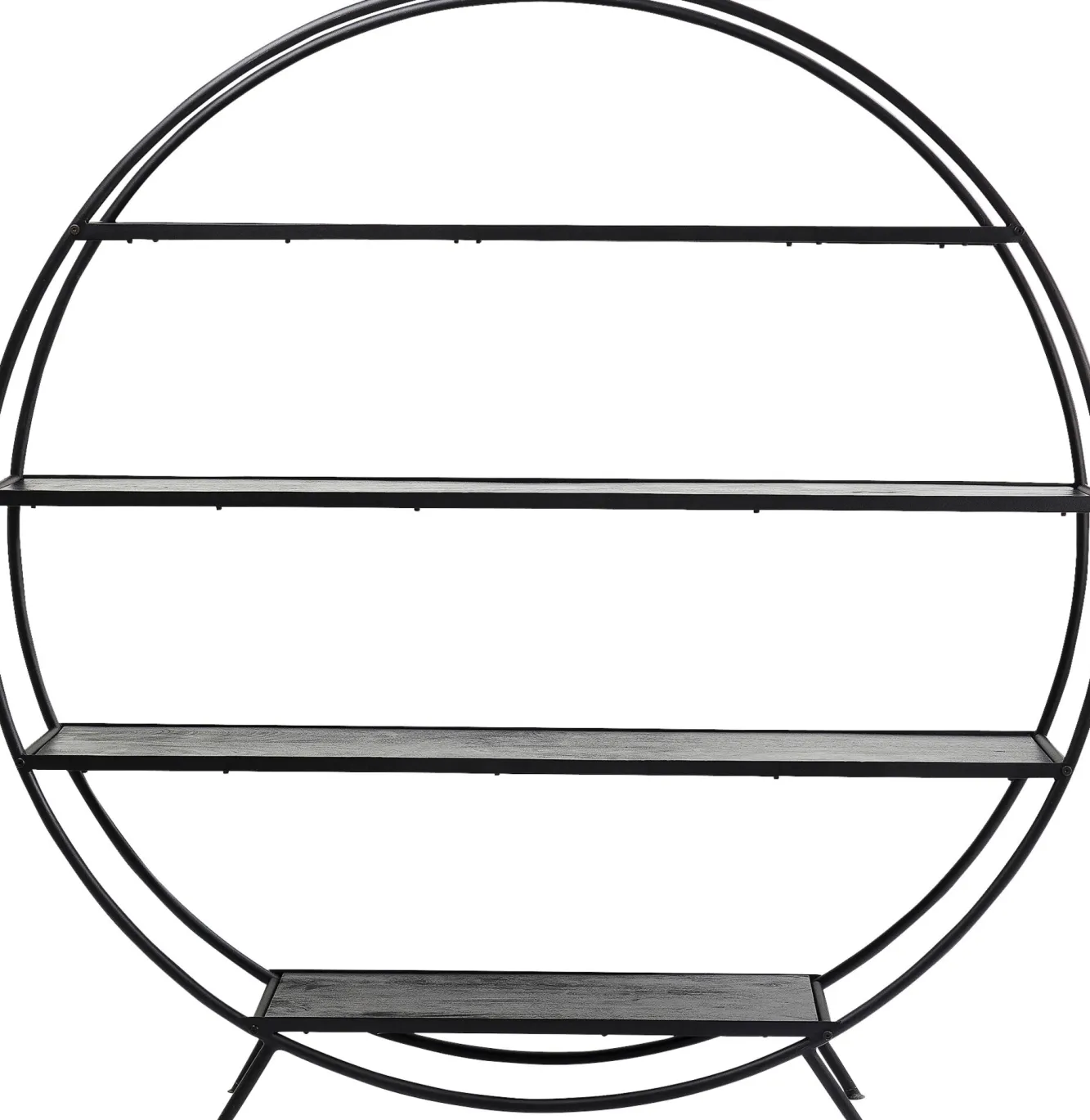 Discount KARE Design Regał Mason Round 180x175 cm czarny - KARE