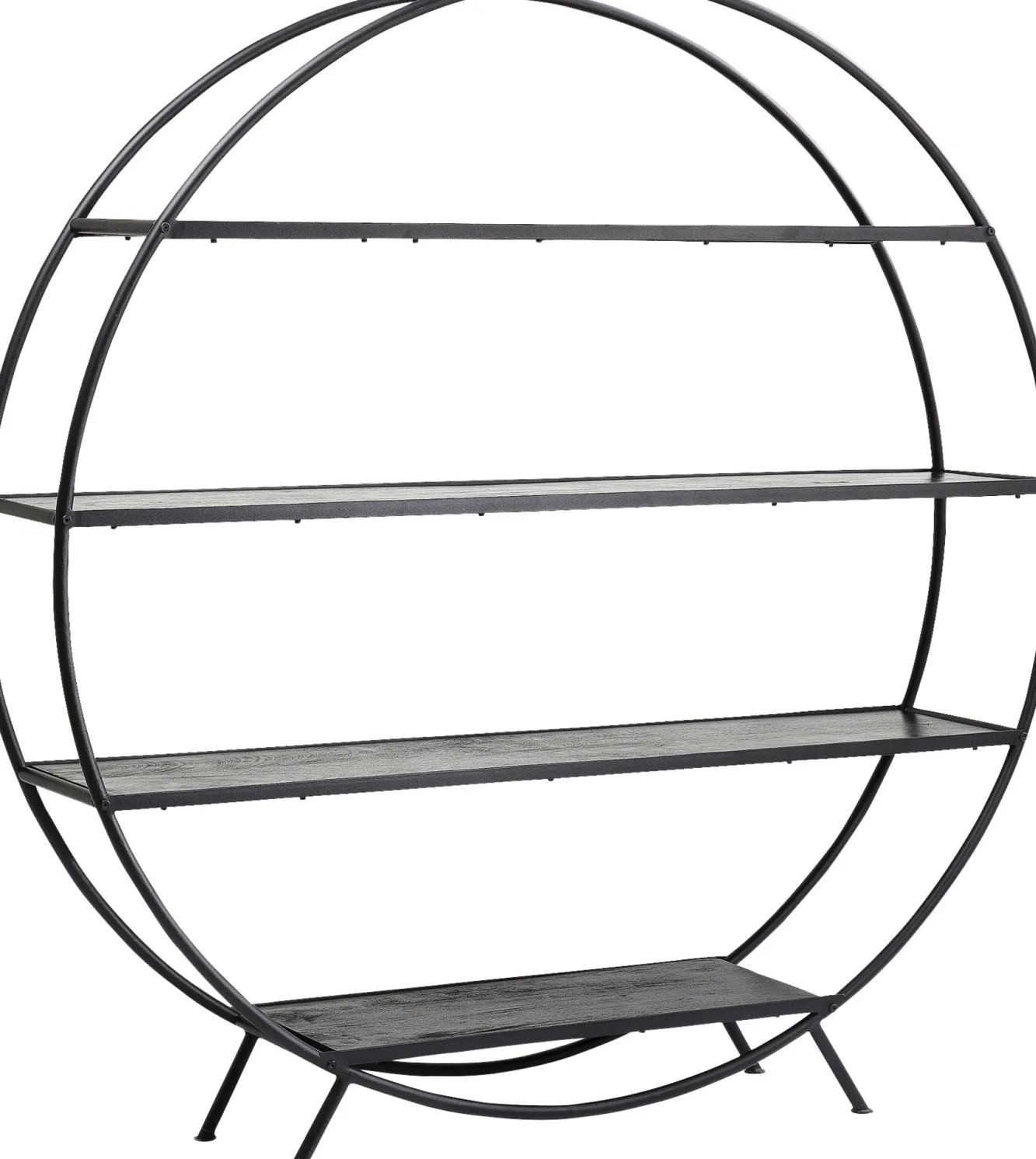 Discount KARE Design Regał Mason Round 180x175 cm czarny - KARE