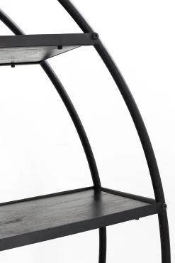 Discount KARE Design Regał Mason Round 180x175 cm czarny - KARE