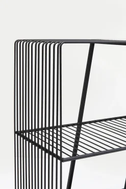 Outlet KARE Design Regał Mesh 120x78 cm czarny - KARE