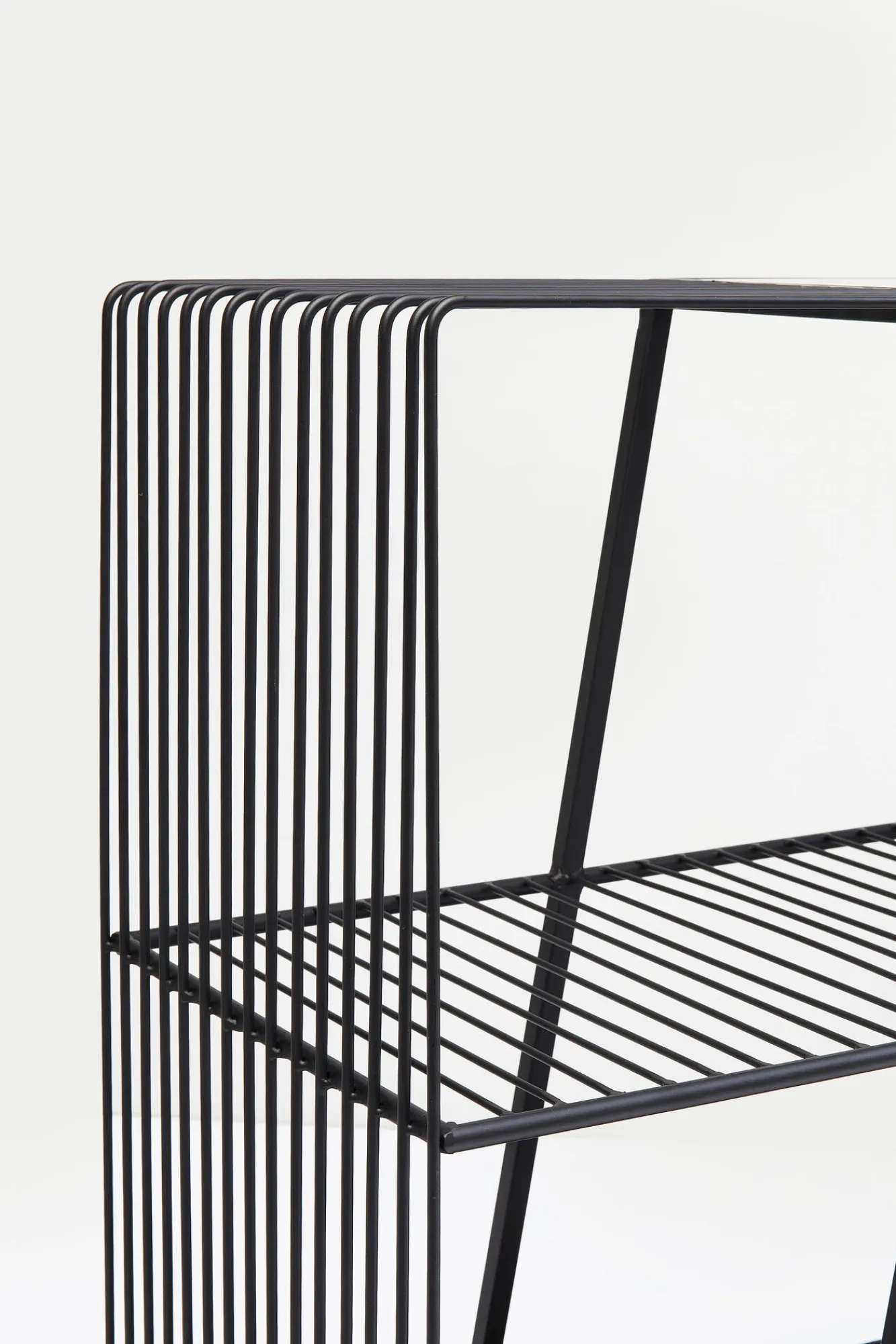 Outlet KARE Design Regał Mesh 120x78 cm czarny - KARE