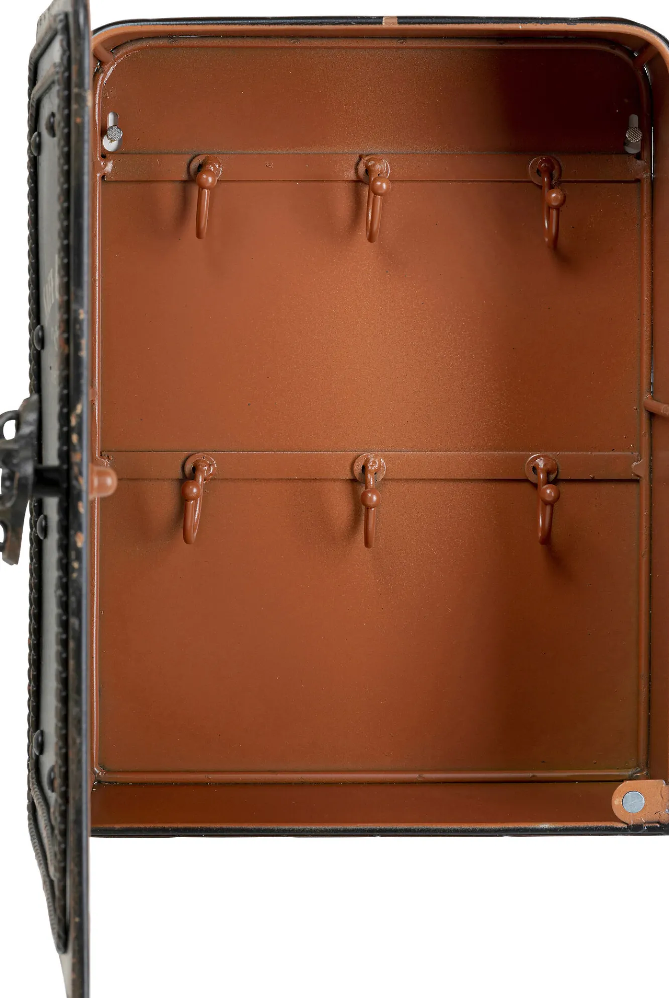 New KARE Design Regał na klucze Key Box 24x31 cm czarno-brązowy - KARE