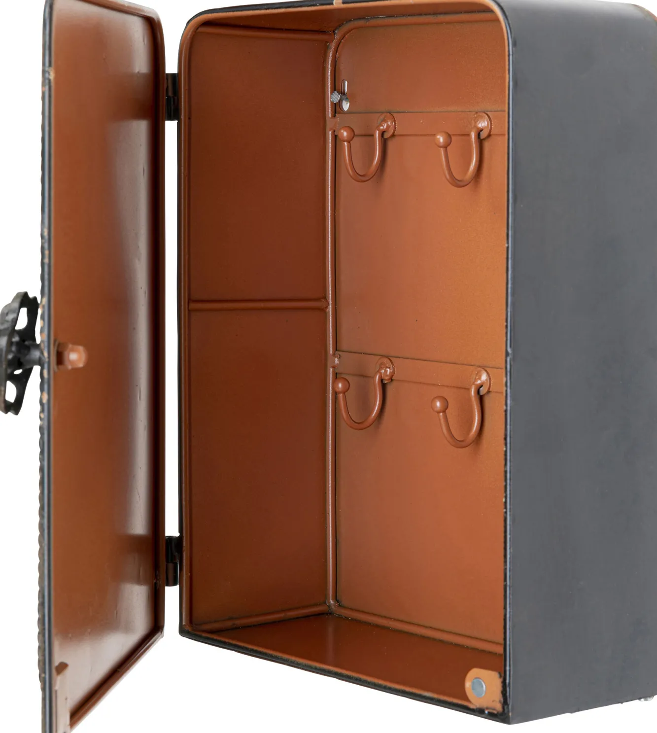 New KARE Design Regał na klucze Key Box 24x31 cm czarno-brązowy - KARE