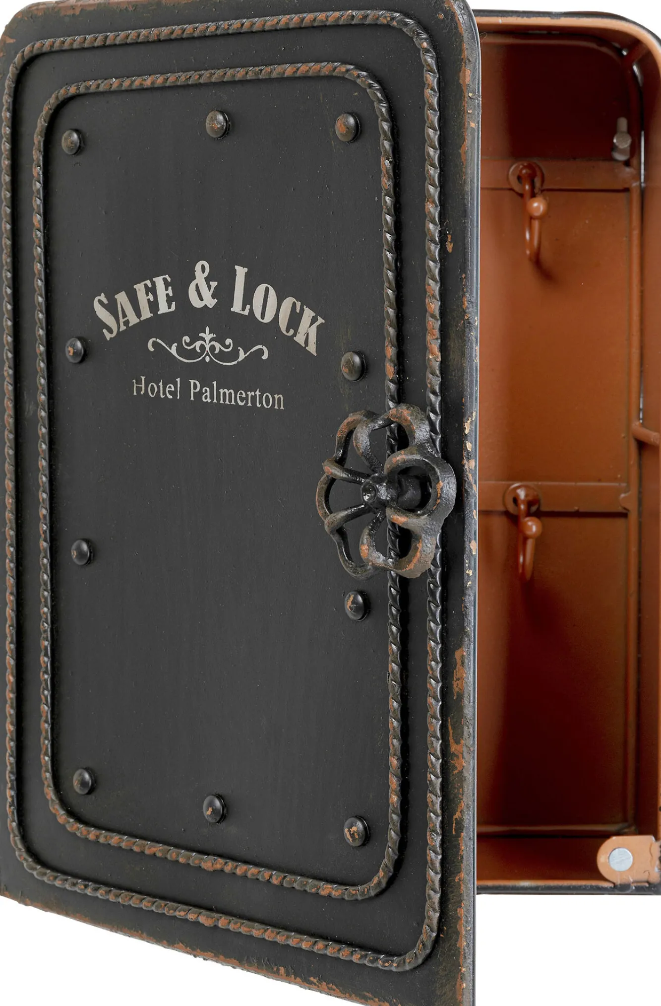 New KARE Design Regał na klucze Key Box 24x31 cm czarno-brązowy - KARE