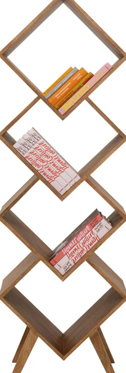 Hot KARE Design Regał na książki otwarty z drewna mango brązowy 57x173 cm - KARE