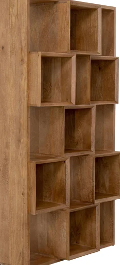 Discount KARE Design Regał na książki z drewna mango brązowy 103x192 cm - KARE