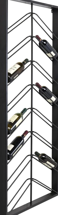 Sale KARE Design Regał na wino Bistro 70x160 cm czarny - KARE