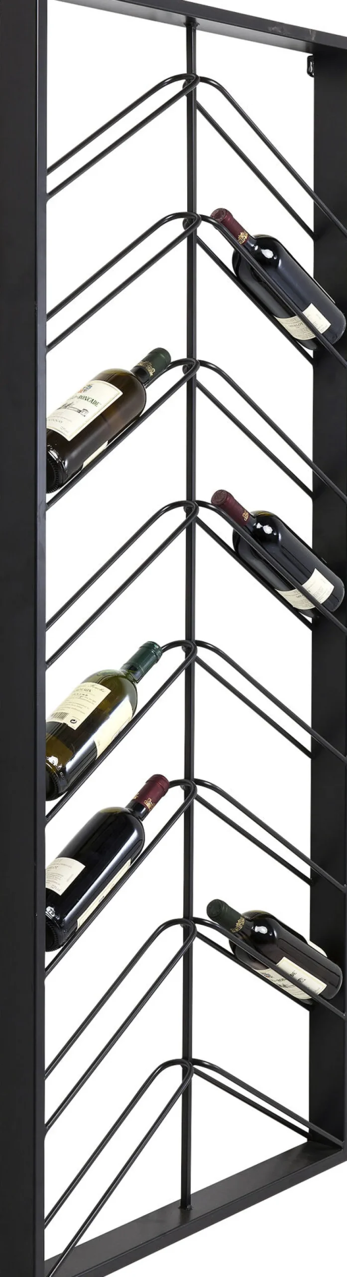 Sale KARE Design Regał na wino Bistro 70x160 cm czarny - KARE