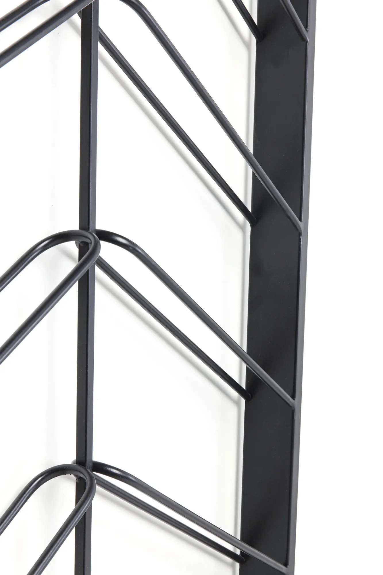 Sale KARE Design Regał na wino Bistro 70x160 cm czarny - KARE