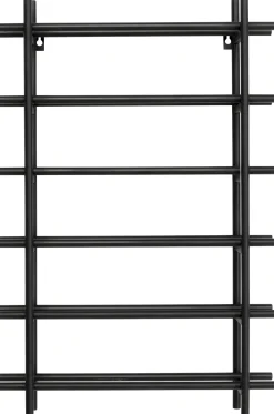 Outlet KARE Design Regał na wino Cape Town czarna 45x68cm - KARE