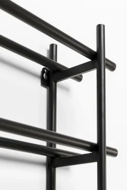 Fashion KARE Design Regał na wino Cape Town czarna 80x34cm - KARE