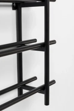 Fashion KARE Design Regał na wino Cape Town czarna 80x34cm - KARE