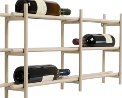 Best KARE Design Regał na wino Cape Town greige 80x34cm - KARE