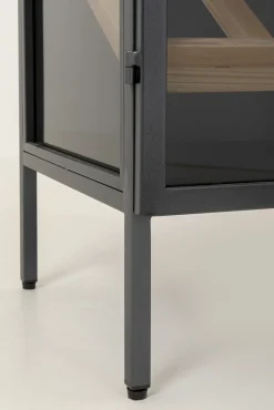 Fashion KARE Design Regał na wino Lisboa Bar Black 60x170cm - KARE