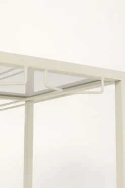 Outlet KARE Design Regał na wino Lisboa Bar Greige 60x170cm - KARE