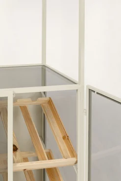 Outlet KARE Design Regał na wino Lisboa Bar Greige 60x170cm - KARE