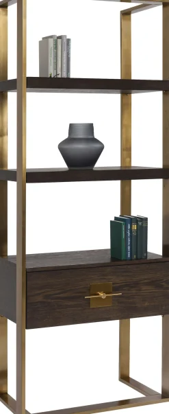 Online KARE Design Regał Osaka 82x210 cm złoty - KARE