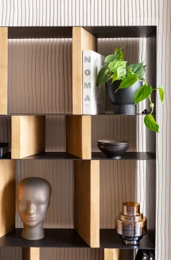 Outlet KARE Design Regał Storm 100x234 cm metaliczny - KARE