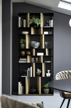 Outlet KARE Design Regał Storm 100x234 cm metaliczny - KARE