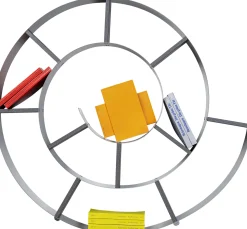 Fashion KARE Design Regał wiszący Snail 13x13 cm srebrny - KARE