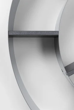 Fashion KARE Design Regał wiszący Snail 13x13 cm srebrny - KARE