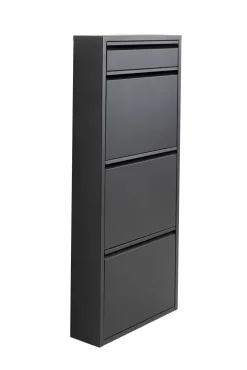 Outlet KARE Design Schowek na buty Caruso 3 Plus 1 czarny (MO) - KARE
