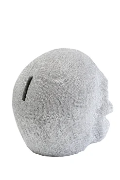 Online KARE Design Skarbonka glamour czaszka srebrna 23x17 cm - KARE