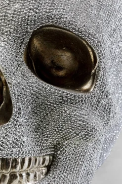 Online KARE Design Skarbonka glamour czaszka srebrna 23x17 cm - KARE