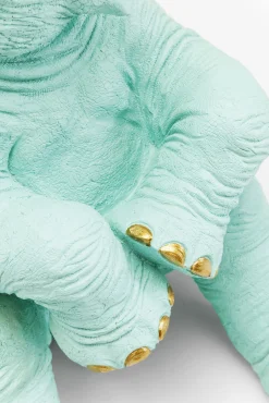 Outlet KARE Design Skarbonka Happy Elephant 24x39 cm jasnoniebieska - KARE