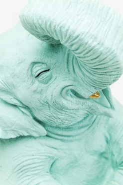 Outlet KARE Design Skarbonka Happy Elephant 24x39 cm jasnoniebieska - KARE