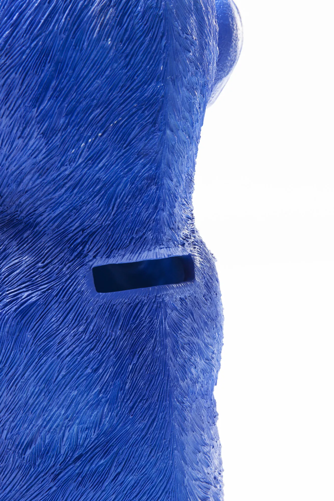 Outlet KARE Design Skarbonka Monkey Mizaru 24x35 cm niebieska - KARE