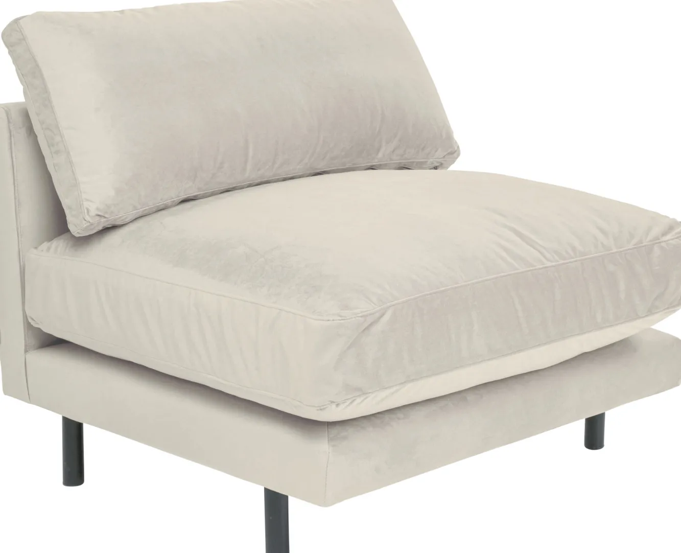 Sale KARE Design Sofa - moduł Discovery 100x101 cm kremowa - KARE