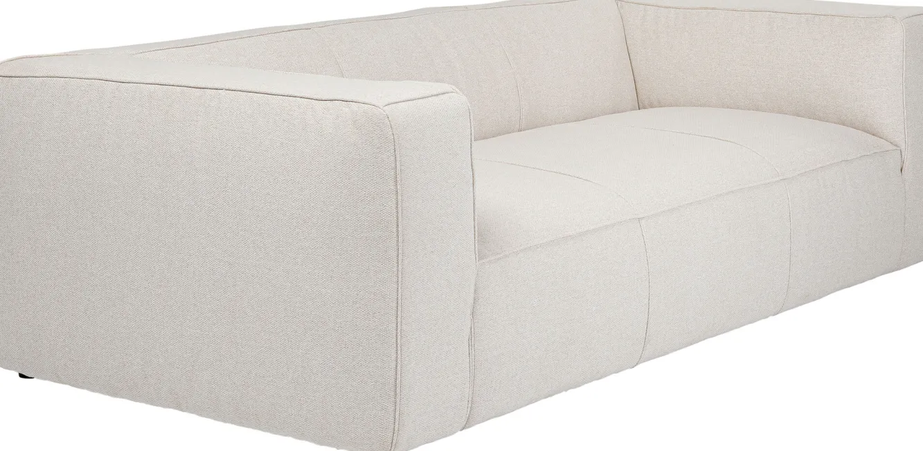 Online KARE Design Sofa Cubetto Cord 3 os. 220 cm kremowa - KARE