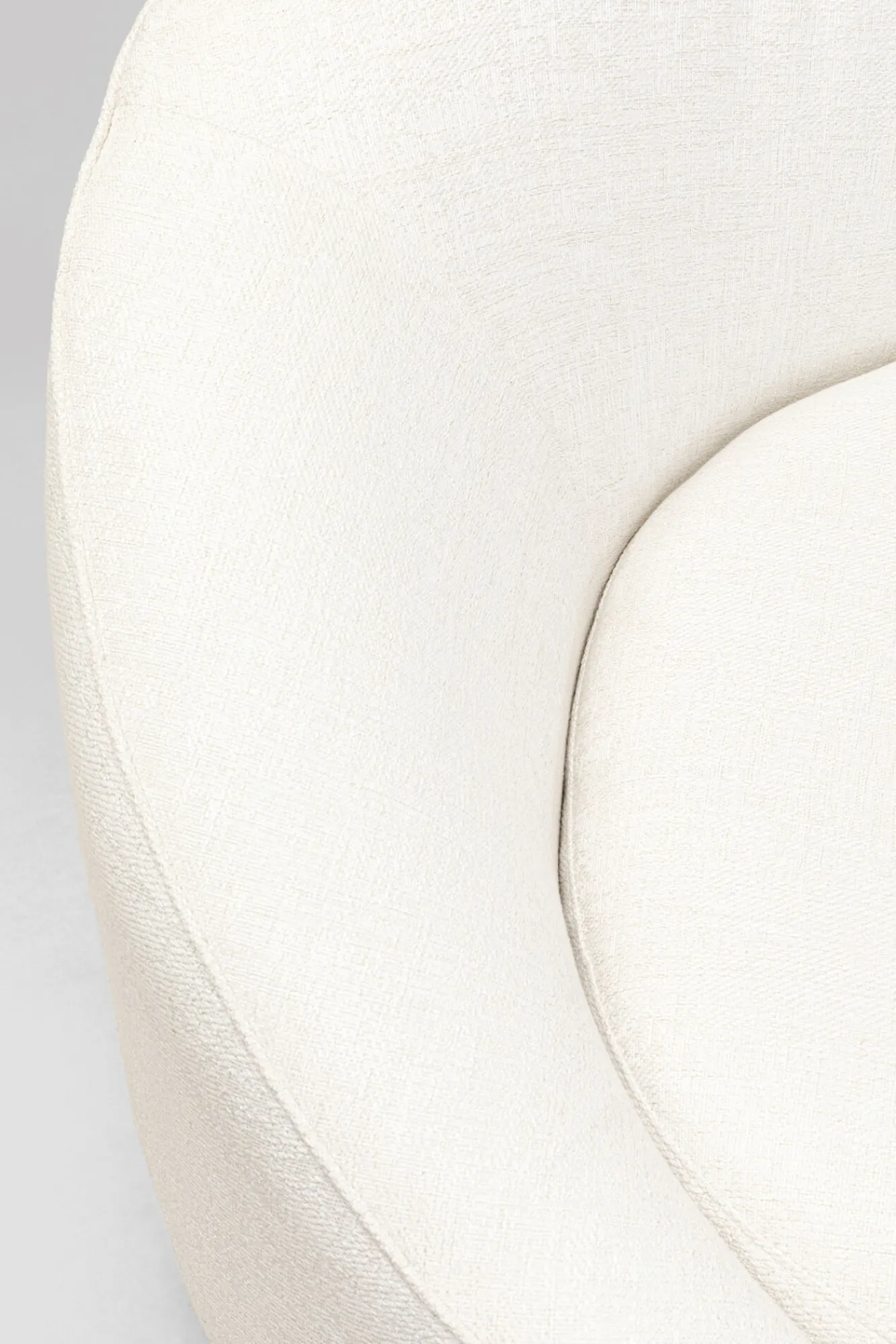 Best KARE Design Sofa duża do salonu offwhite nogi czarne stalowe 270 cm - KARE