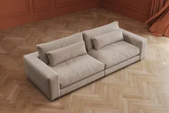 Best KARE Design Sofa duża Imola kremowa 290cm - KARE