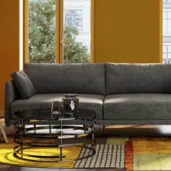 Hot KARE Design Sofa Edna 3-os. 245 cm szara - KARE