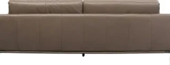 Fashion KARE Design Sofa ekskluzywna 2-osobowa skórzana pikowana szara 225 cm - KARE