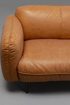 Online KARE Design Sofa ekskluzywna 2-osobowa skórzana jasnobrązowa 228 cm - KARE