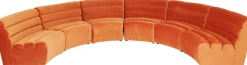 Fashion KARE Design Sofa Element Wave 83x109 cm pomarańczowa - KARE