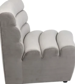 Outlet KARE Design Sofa Element Wave 84x91 cm szara - KARE
