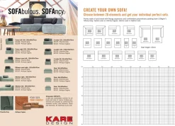 Online KARE Design Sofa Infinity Elements 80x70 cm szara - KARE
