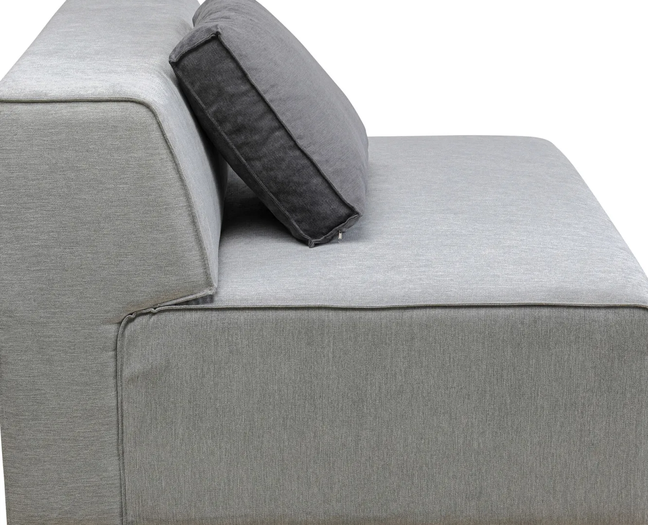 Discount KARE Design Sofa Infinity Elements 120x70 cm szara - KARE